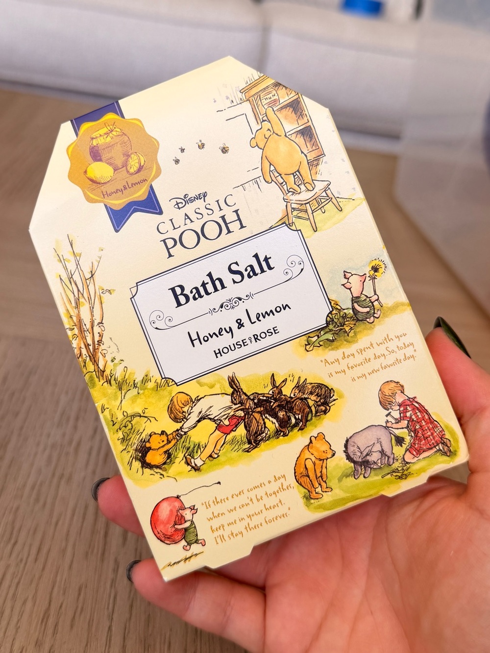 Classic Pooh Bath Salt (Honey & Lemon) from House of Rose From Japan NWT In HAND